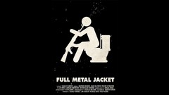 Movies metal black background suicide Full Metal Jacket 
