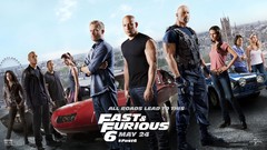 Movies Michelle Rodriguez Dwayne Johnson ludacris paul walker 