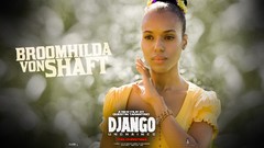 Movies movie posters Kerry Washington Django Unchained yellow 