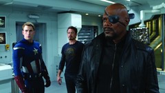 Movies scene Chris Evans samuel l jackson robert downey jr 