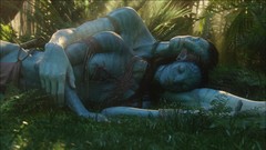 Movies sleeping Avatar sam worthington Neytiri zoe saldana Jake 