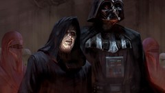Movies star wars Darth Vader science fiction artwork digital 