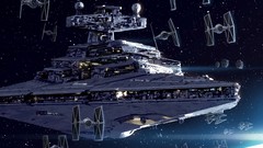 Movies star wars science fiction artwork futuristic Tie 