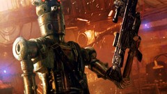 Movies star wars science fiction Droid artwork digital art 
