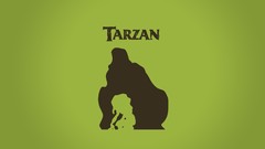 Movies Tarzan minimalistic digital art vectors Simple 