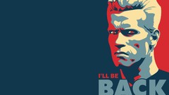 Movies terminator posters arnold schwarzenegger Quotes satire 