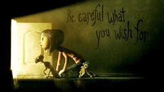 Movies text Coraline