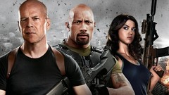 Movies The Rock Actors Bruce Willis Dwayne Johnson adrianne 