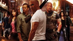 Movies The Rock Dwayne Johnson ludacris paul walker vin diesel 