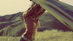 Movies Transformers Megan Fox tattoos brunettes girls with 