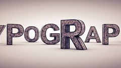 Movies Typography 3D renders