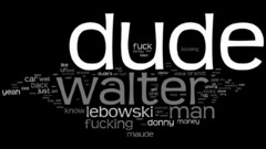 Movies Typography The Dude