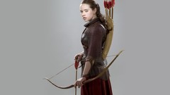 Movies woman Actress anna popplewell Simple Background bow 