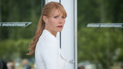 Movies woman blondes blue eyes ponytails iron man 3 gwyneth 