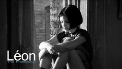 Movies woman children Natalie Portman monochrome Leon The 