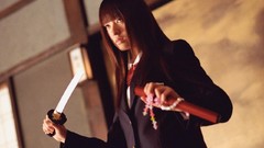 Movies woman Japanese Kill Bill schoolgirls asians school 