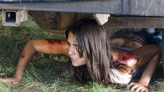 Movies woman jeans brunettes crawling Jordana Brewster back 