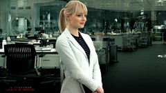 Movies woman Science laboratory coat blondes gwen stacy emma 
