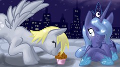 Muffins my little pony Princess Luna Derpy Hooves
