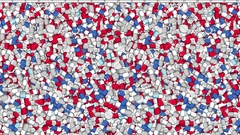 Multicolor artwork pills