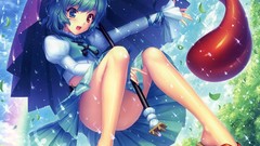 Multicolor blue eyes skirts