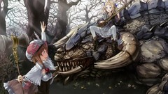 Multicolor creatures hunting kishida