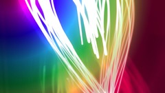 Multicolor Hearts colored strands