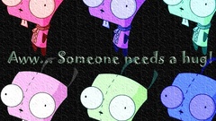 Multicolor Invader Zim gir