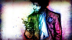 Multicolor jimi hendrix artwork