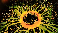 Multicolor kitchen sink