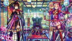 Multicolor patterns Throne fuji