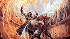 Multicolor samurai duel Kenshin