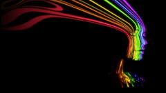 Multicolor spectrum faces