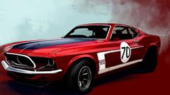 Muscle cars Boss Racer