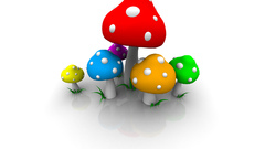 Mushrooms artwork Art