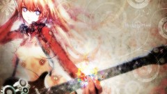 Music Anime Manga instruments guitars guitarists long hair 