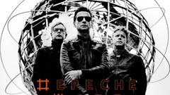 Music band depeche mode 2009 grayscale
