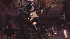 Music bands chains white