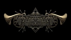 Music black background symmetry instruments Matei Apostolescu