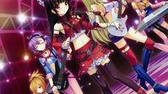 Music cross horns Jewelry Drums red eyes bands earrings bows 