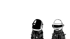 Music daft punk white