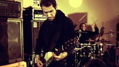 Music drummer guitarists amplifiers