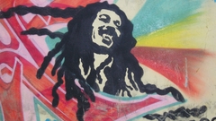 Music graffiti bob marley
