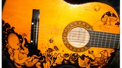 Music guitars acoustic guitars