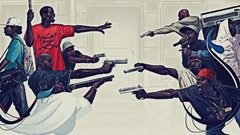 Music Guns boombox battles black people Ghetto black america