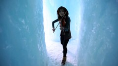Music ice violins violinist Lindsey Stirling crystallize