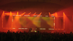 Music lights crowd music