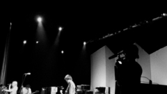 Music live grayscale Sonic