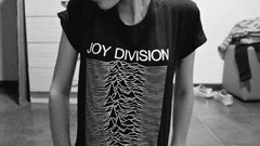 Music monochrome bands shirts albums joy division Unknown 