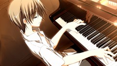 Music piano male kagome anime boys